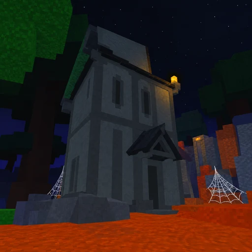 Halloween Stone Building