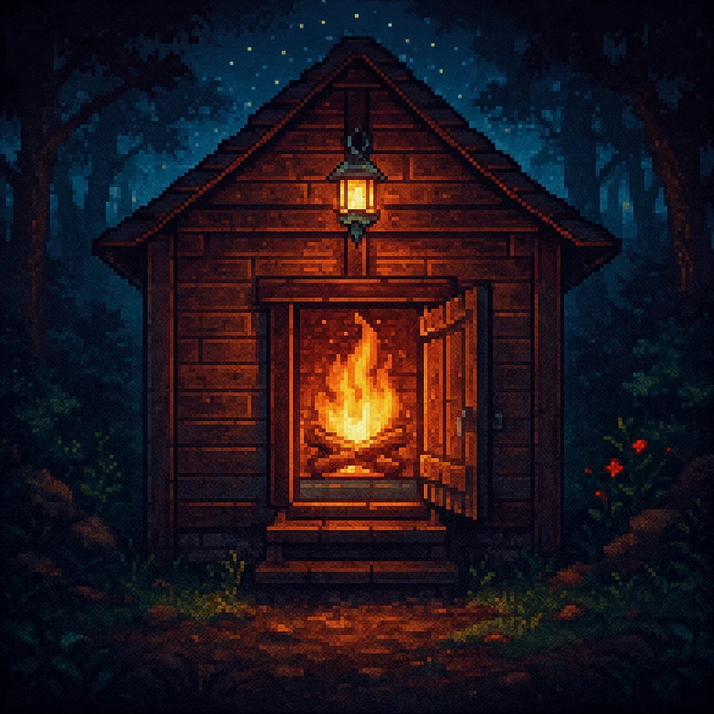 Medium Snow Cabin
